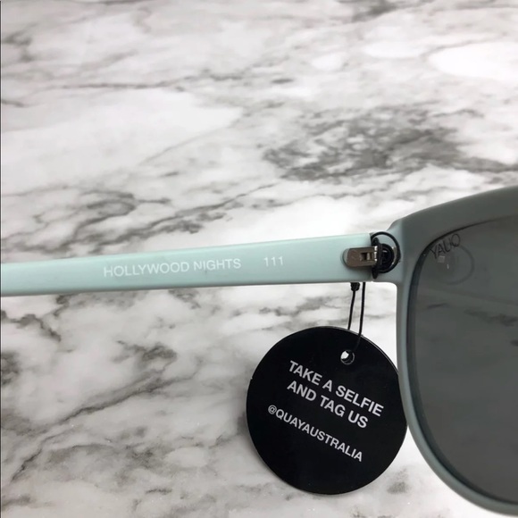 💞SOLD💞NWT Quay Mint Hollywood Nights Sunglasses - Picture 5 of 7